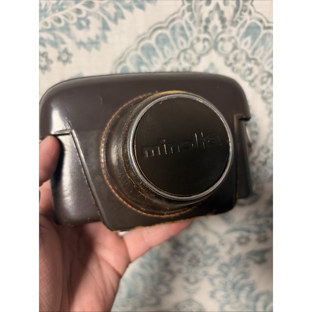 Vintage Minolta Leather Case